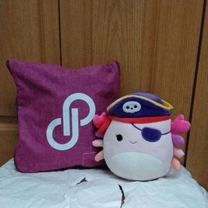 Squishmallows Pirate Plush Toy with Pink and Purple Accents